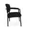 Lesro Lenox Steel Chair, Black/Onyx Seat, Black/Onyx Back, 33 W 24.5 L 32 H LS1401 - alternate 3